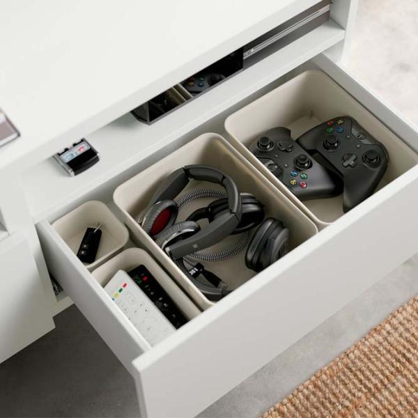Гостиная Ikea Besta/Hanviken/Stubbarp Модульная / White photo 7