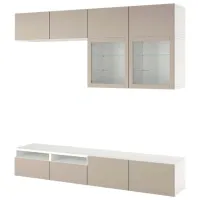 Гостиная Ikea Besta/Sindvik/Lappviken Модульная / White