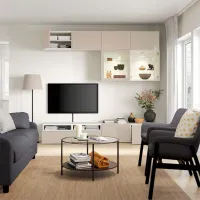 Living Ikea Besta/Sindvik/Lappviken Modulară / White photo 2