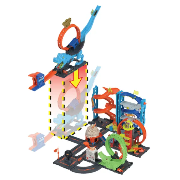 Pistă auto Hot Wheels Distrugătorul orașului HKX42   / / Multicolor photo 13