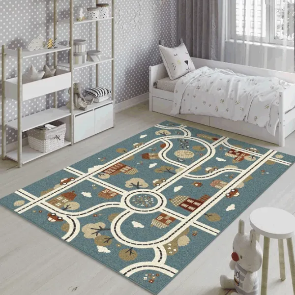 Ковер Covoare Ungheni Delta 24 Синий / Полипропилен photo 2