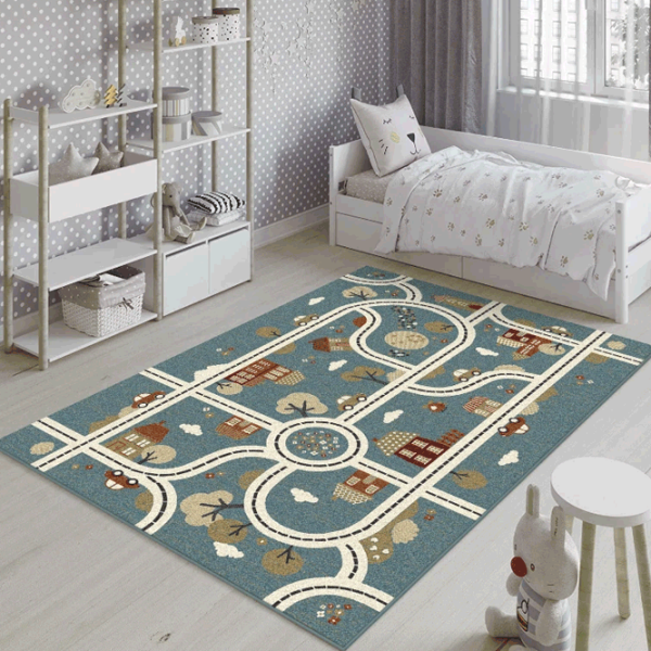 Ковер Covoare Ungheni Delta 24 Синий / Полипропилен photo 2