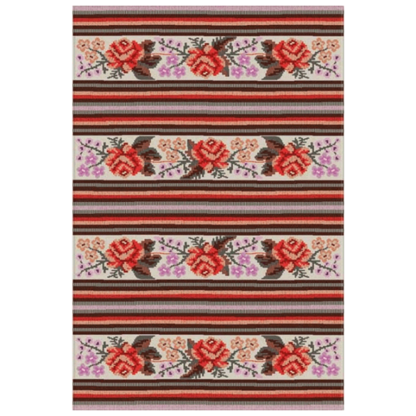 Covor Covoare Ungheni Delta 24 Brown Red / Polipropilenă photo 1