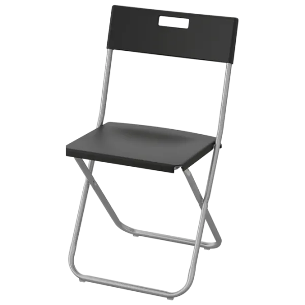 Scaun de bucătărie Ikea Gunde Plastic/ Black Chrome photo 1 Scaun de bucătărie Ikea Gunde Plastic/ Black Chrome photo 1