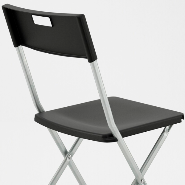 Scaun de bucătărie Ikea Gunde Plastic/ Black Chrome photo 3 Scaun de bucătărie Ikea Gunde Plastic/ Black Chrome photo 3