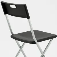 Scaun de bucătărie Ikea Gunde Plastic/ Black Chrome photo 3