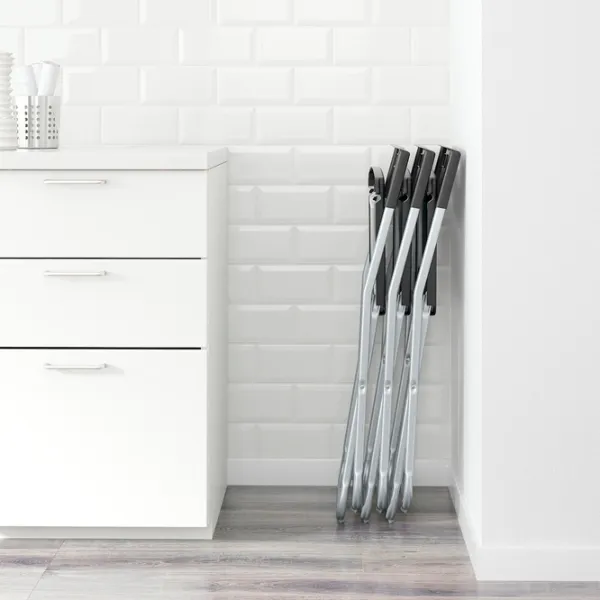 Scaun de bucătărie Ikea Gunde Plastic/ Black Chrome photo 5 Scaun de bucătărie Ikea Gunde Plastic/ Black Chrome photo 5