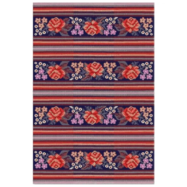 Covor Covoare Ungheni Delta 24 Red Blue / Polipropilenă photo 1 Covor Covoare Ungheni Delta 24 Red Blue / Polipropilenă photo 1