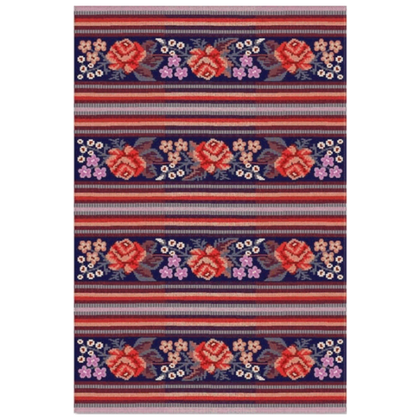 Covor Covoare Ungheni Delta 24 Red Blue / Polipropilenă photo 1 Covor Covoare Ungheni Delta 24 Red Blue / Polipropilenă photo 1