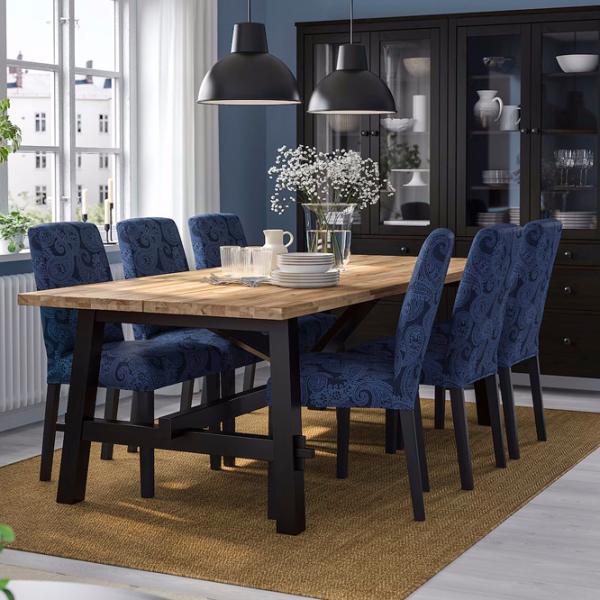 Кухонный стол зафиксированный Ikea Skogsta ДСП/ Acacia photo 2