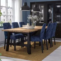 Кухонный стол зафиксированный Ikea Skogsta ДСП/ Acacia photo 2