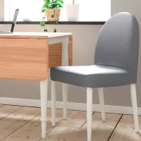 Scaun de bucătărie Ikea Danderyd/Vissle Stofă/ Gray White photo 3