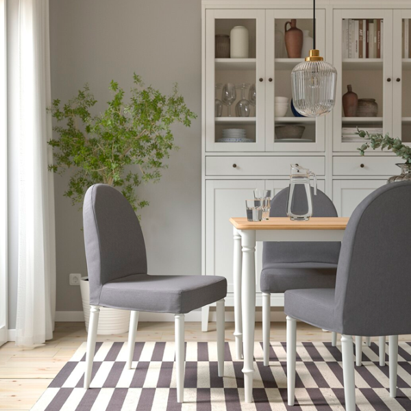 Кухонный стул Ikea Danderyd/Vissle Ткань/ Серый White photo 5