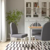 Scaun de bucătărie Ikea Danderyd/Vissle Stofă/ Gray White photo 5