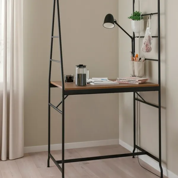 Masă de bucătărie fixă Ikea Haverud PAL/ Black photo 2