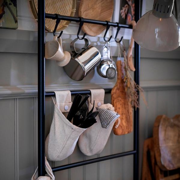 Masă de bucătărie fixă Ikea Haverud PAL/ Black photo 4