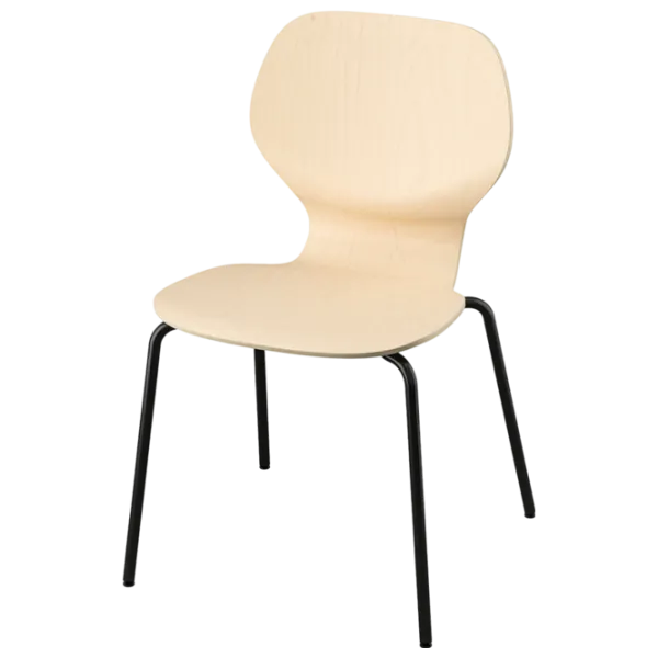 Кухонный стул Ikea Sigtrygg/Sefast Дерево/ Берёза Черный photo 1