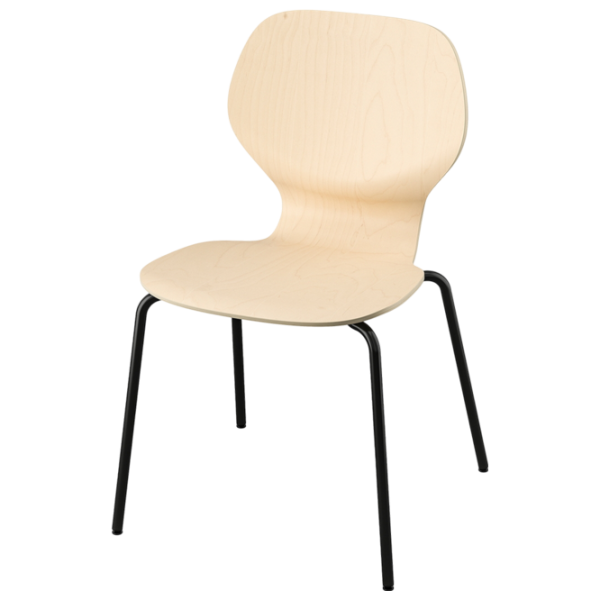 Кухонный стул Ikea Sigtrygg/Sefast Дерево/ Берёза Черный photo 1