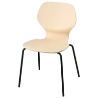 Кухонный стул Ikea Sigtrygg/Sefast Дерево/ Берёза Черный