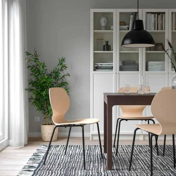 Кухонный стул Ikea Sigtrygg/Sefast Дерево/ Берёза Черный photo 4