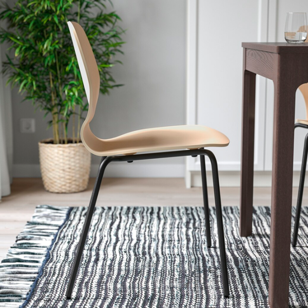 Кухонный стул Ikea Sigtrygg/Sefast Дерево/ Берёза Черный photo 5