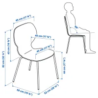 Кухонный стул Ikea Sigtrygg/Sefast Дерево/ Берёза Черный photo 8