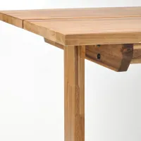 Masă de bucătărie fixă Ikea Nackanas PAL/ Acacia photo 4