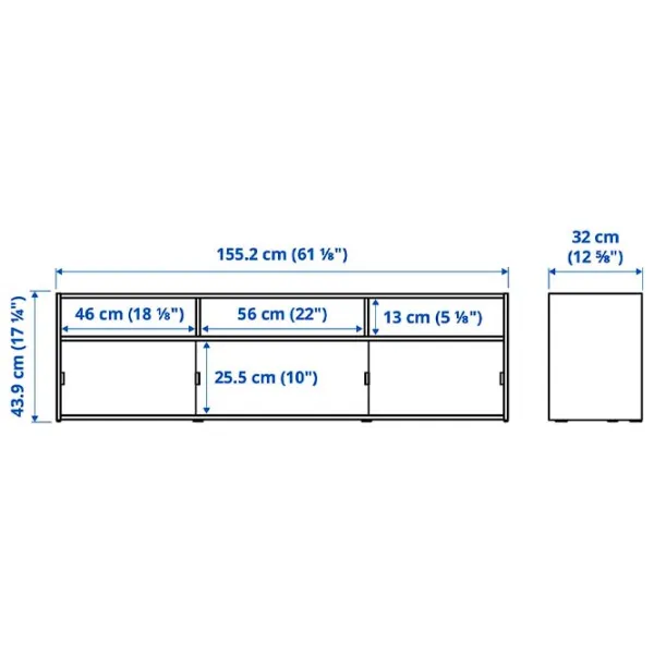 Гостиная Ikea Havsta Линейная / Серый photo 4