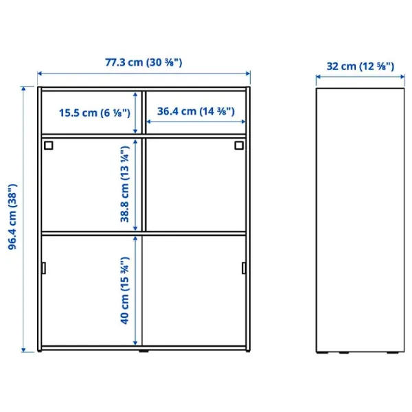 Гостиная Ikea Havsta Линейная / Серый photo 6