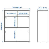 Гостиная Ikea Havsta Линейная / Серый photo 6