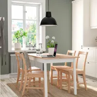 Кухонный стол зафиксированный Ikea Pinntorp ДСП/ Коричневый photo 5
