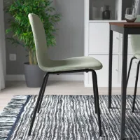 Scaun de bucătărie Ikea Karlpetter/Gunnared/Sefast Stofă/ Light Green Black photo 3