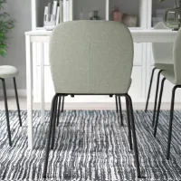 Scaun de bucătărie Ikea Karlpetter/Gunnared/Sefast Stofă/ Light Green Black photo 4