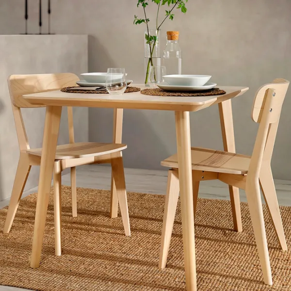 Кухонный стол зафиксированный Ikea Lisabo ДСП/ Коричневый photo 3