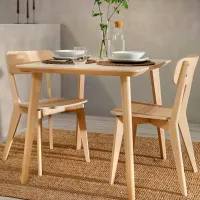 Masă de bucătărie fixă Ikea Lisabo PAL/ Brown photo 3
