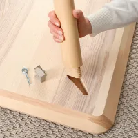 Masă de bucătărie fixă Ikea Lisabo PAL/ Brown photo 4