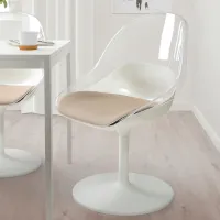 Scaun de bucătărie Ikea Baltsar Stofă/ Beige Transparent photo 6