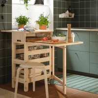 Кухонный стол cкладнои Ikea Resaro ДСП/ Коричневый photo 2