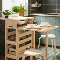 Кухонный стол cкладнои Ikea Resaro ДСП/ Коричневый photo 5