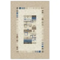 Ковер Covoare Ungheni Delta Бежевый / Полипропилен