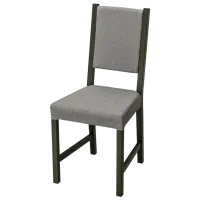 Кухонный стул Ikea Stefan/Knisa Ткань/ Серый Черный
