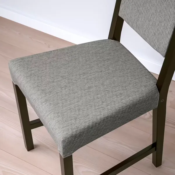 Кухонный стул Ikea Stefan/Knisa Ткань/ Серый Черный photo 3