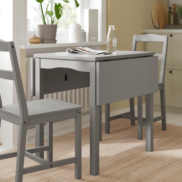 Masă de bucătărie pliabilă Ikea Hauga PAL/ Gray photo 2