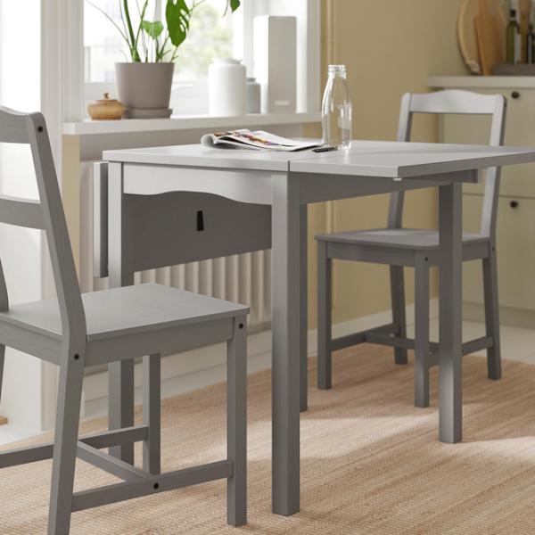 Masă de bucătărie pliabilă Ikea Hauga PAL/ Gray photo 3