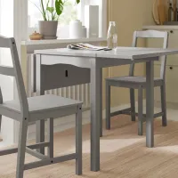 Masă de bucătărie pliabilă Ikea Hauga PAL/ Gray photo 3