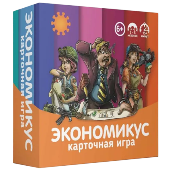 Joc de masă Economicus Card Game 6+/ Strategie photo 1