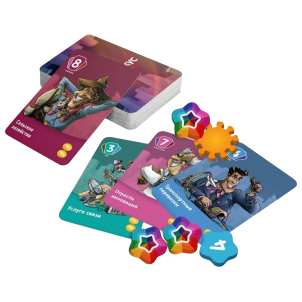 Joc de masă Economicus Card Game 6+/ Strategie photo 2