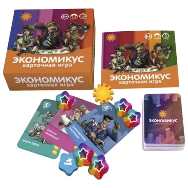 Joc de masă Economicus Card Game 6+/ Strategie photo 3