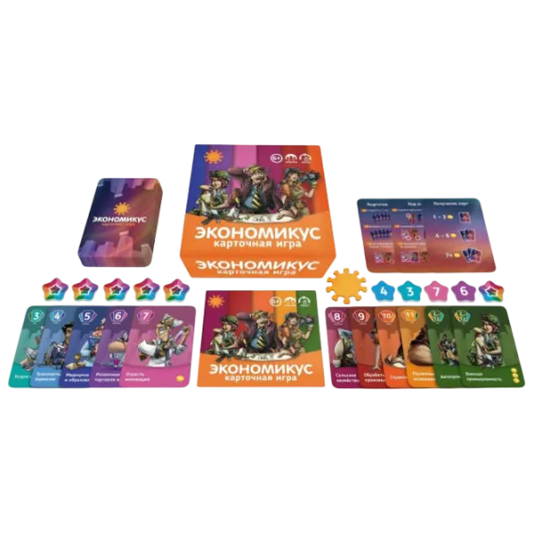 Joc de masă Economicus Card Game 6+/ Strategie photo 4