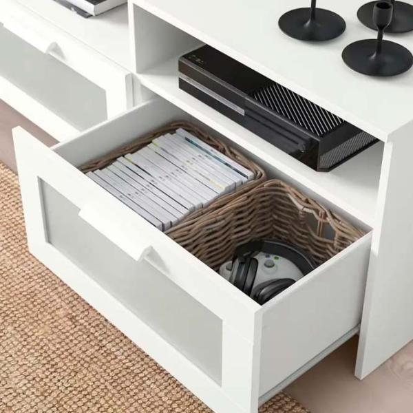 Гостиная Ikea Brimnes Модульная / White photo 3